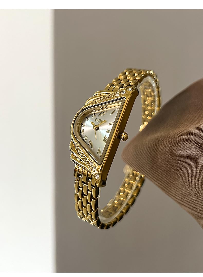 Gosasa Unique Womens Triangle Dial Watch Elegant Bracelet - Gosasa Official Imagery - 6
