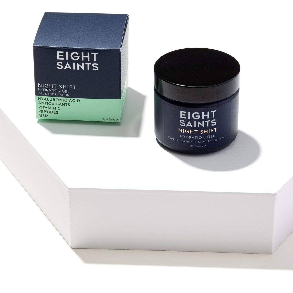 Eight Saints Night Shift Anti Aging Gel Face Moisturizer - Eight Saints Official Imagery - 3