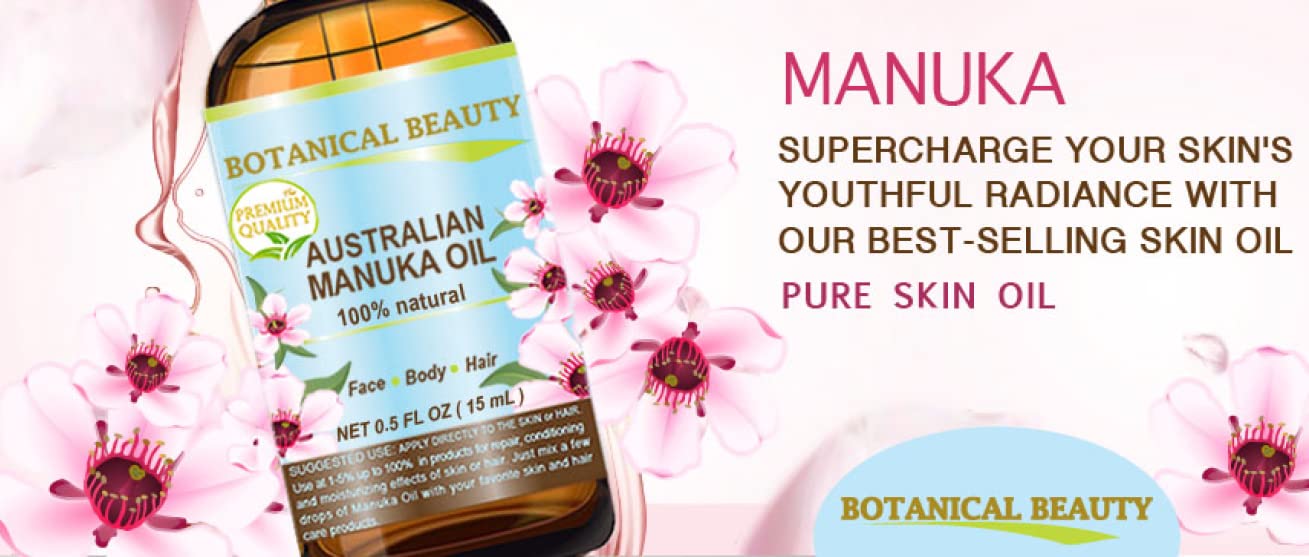 Botanical Beauty MANUKA OIL WILD GROWTH RAW 100% Natural VIRGIN - Botanical Beauty