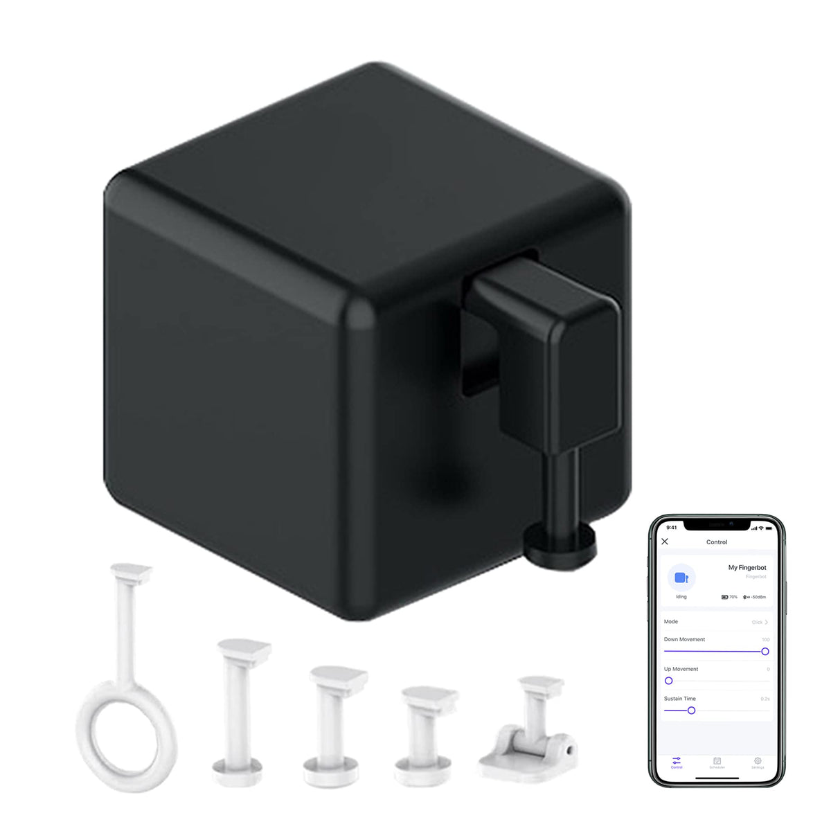 Smart Switch Button Pusher Bluetooth Fingerbot Plus with - Gaoducash Official Imagery - 2