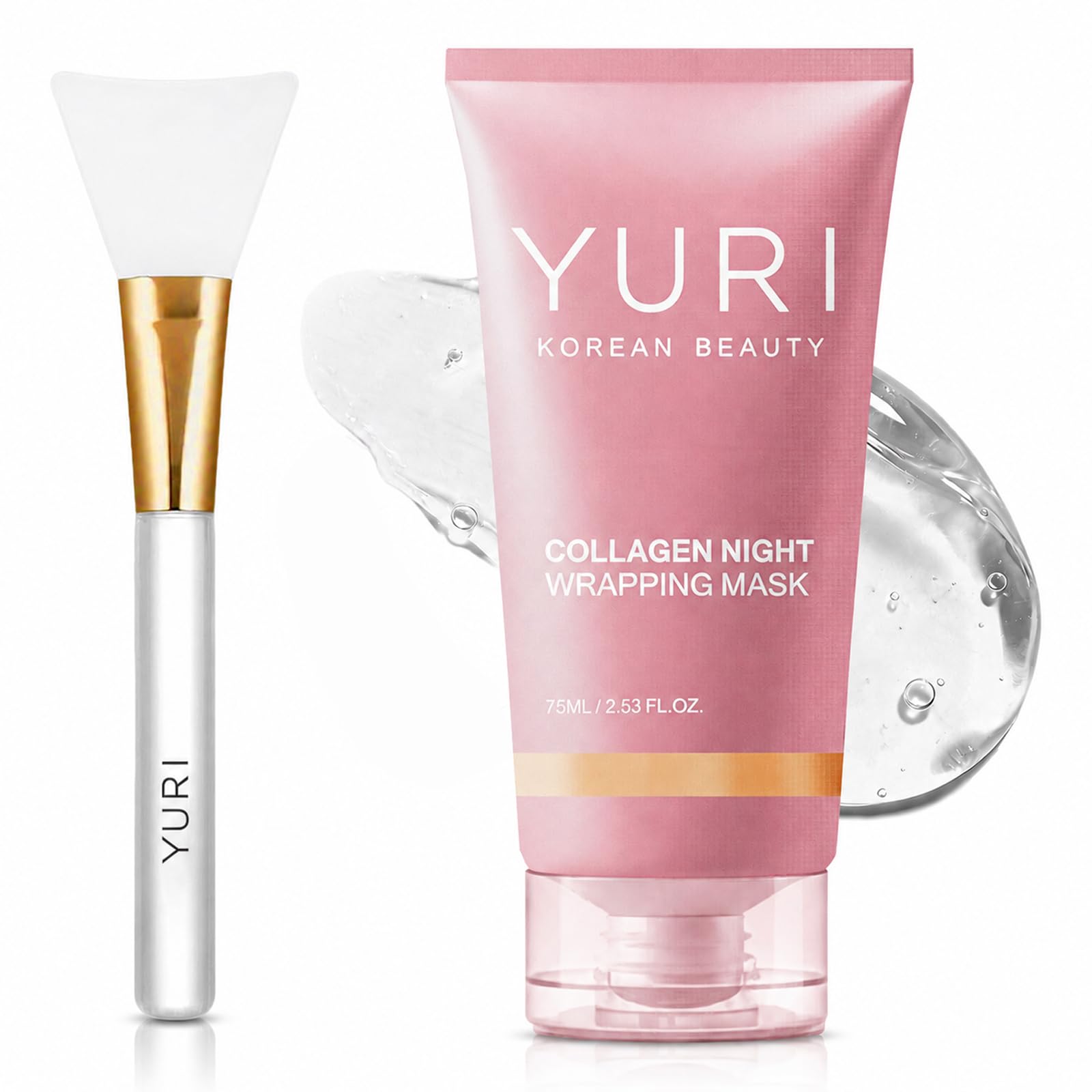 Collagen Night Wrapping Mask, Collagen Overnight Glass Skin Peel - YURI BEAUTY