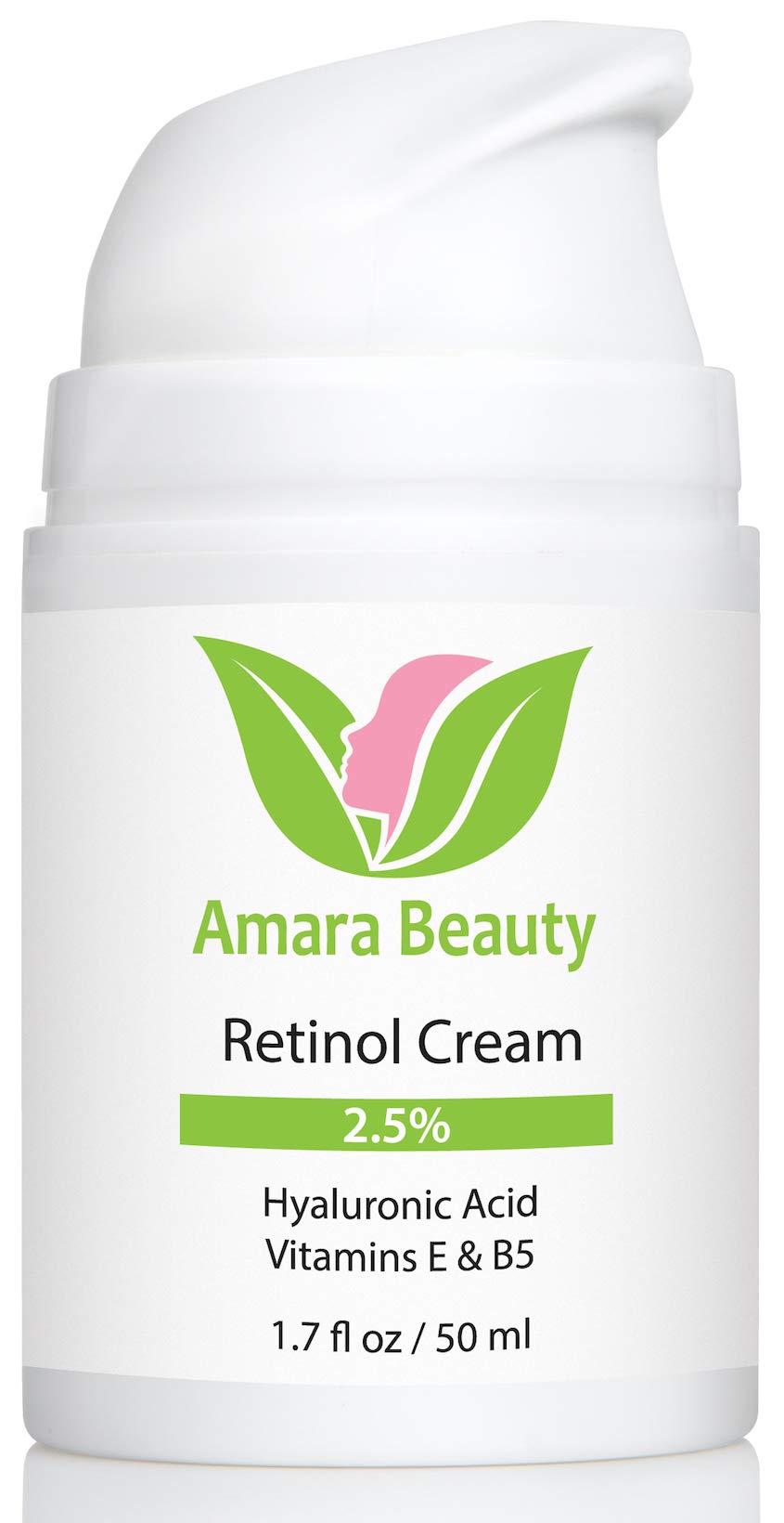 Retinol Cream for Face 2 5 with Hyaluronic Acid Vitamins E - Amara Beauty Official Imagery - 2