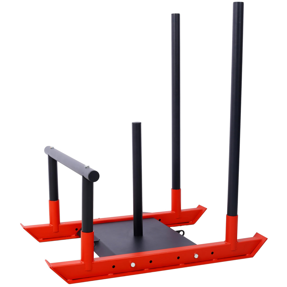 Heavy Duty Fitness Sled with Push Poles Harness for Speed - Premium Selection Official Imagery - 7