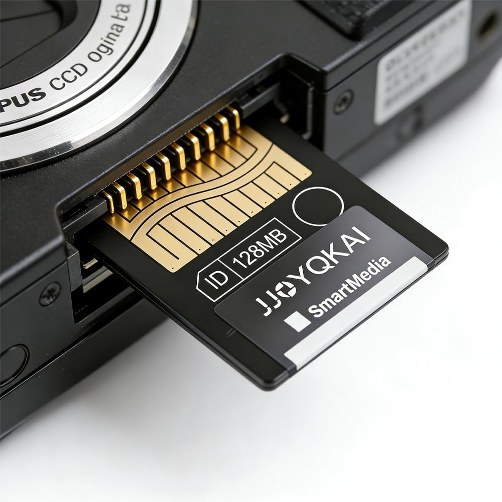JJOYQKAI SmartMedia Card 128MB SM Memory Card Smart Media Card by JJOYQKAI - Angle View 6