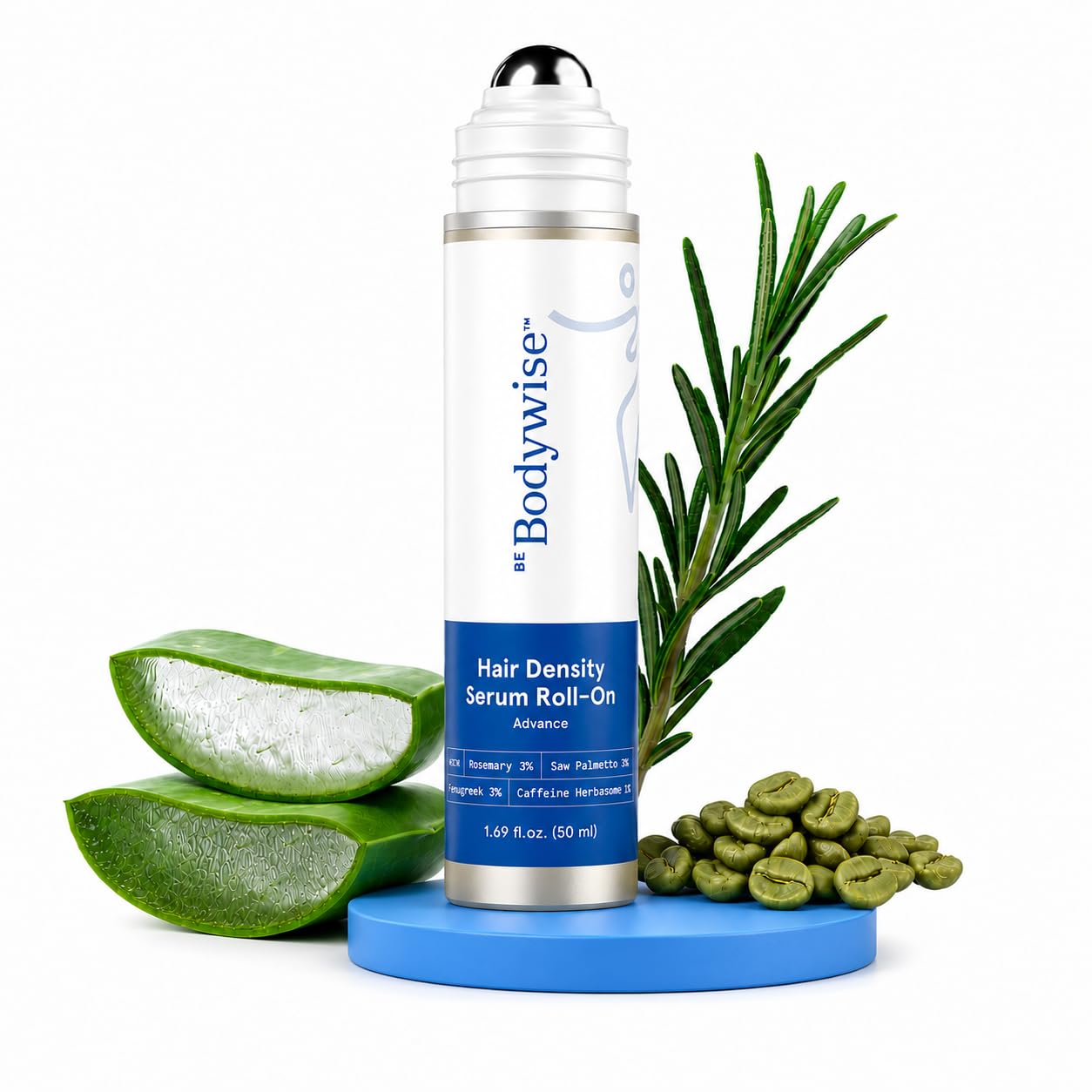 Be Bodywise Rosemary Hair Growth Serum Roll On – 3% Rosemary, 3% Redensyl & 2% - Be Bodywise Official Product View 10