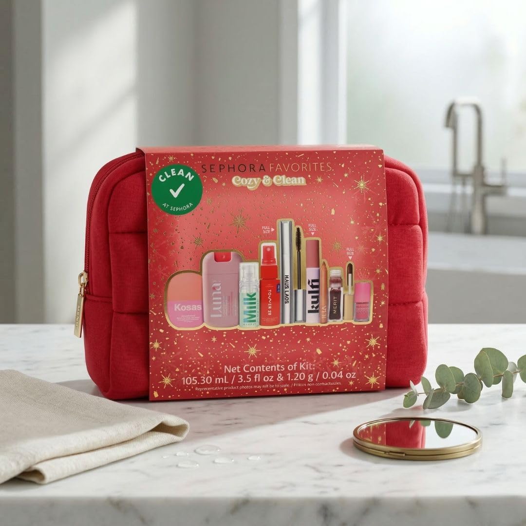 Sephora Cozy Clean Makeup Holiday Gift Set 9 Clean Beauty - SEPHORA Official Imagery - 5