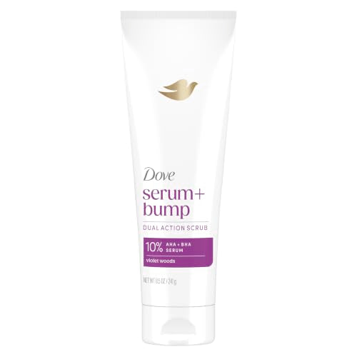 Dove KP Bump Body Scrub with 10% AHA & BHA For Rough Bumpy Skin, Violet Woods - Dove Official Product View 1