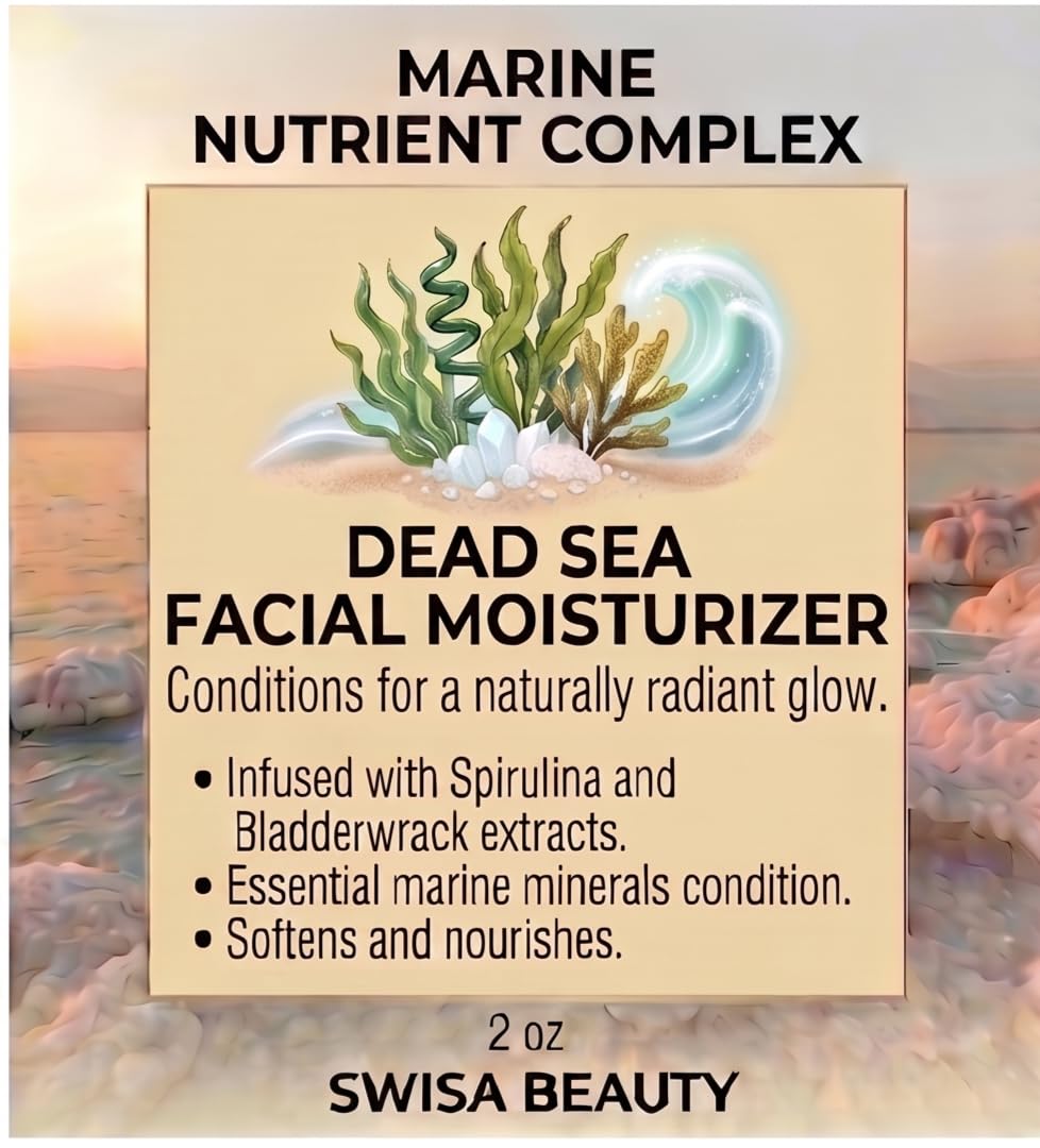 Dead Sea Facial Moisturizer Daily Mineral Hydrator - Swisa Beauty Official Imagery - 5