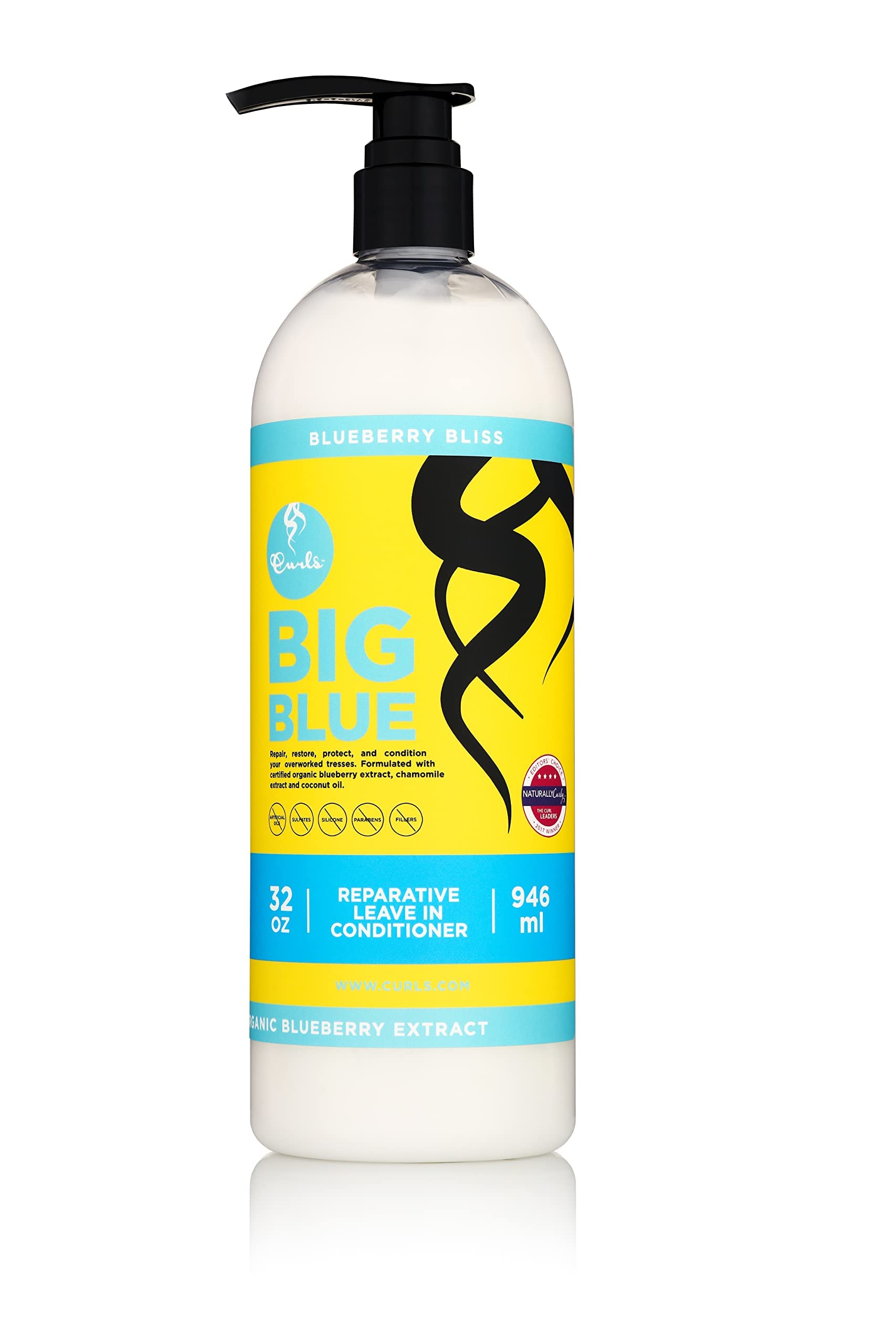 Curls Blueberry Bliss Reparative Leave In Conditioner - Repair Damage and - Curls Official Product View 7
