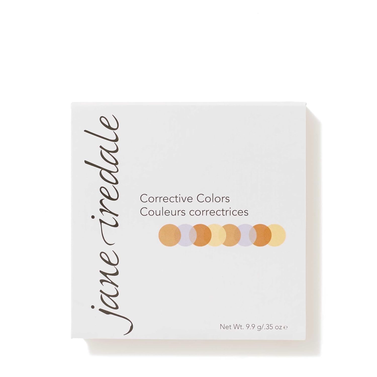 Jane Iredale Corrective Colors makeup in 0.35 oz, featuring vibrant shades for concealing and correcting skin imperfections.