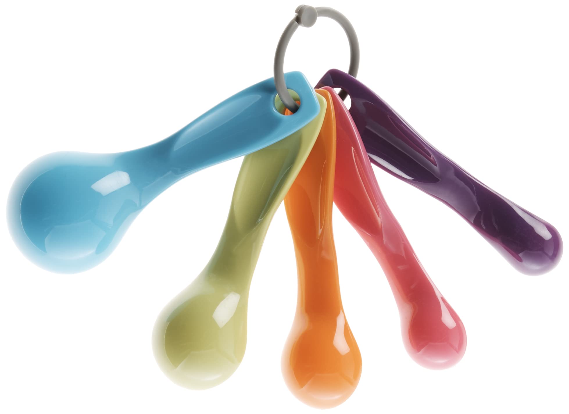 R&M International Colorful Measuring Spoons, 5-Piece Set - View 4