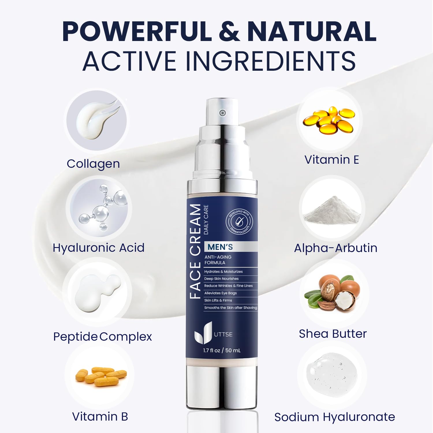 Uttse 6 - 1 Mens Face Moisturizer Face Cream Red - Uttse Official Product View 6