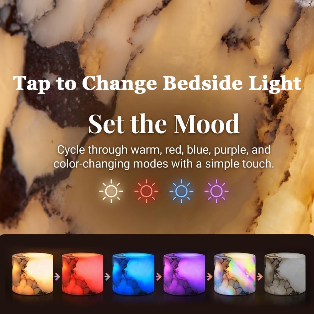 Bogey s Antidote Marble Night Light Natural Alabaster - Bogey's Antidote Official Imagery - 3