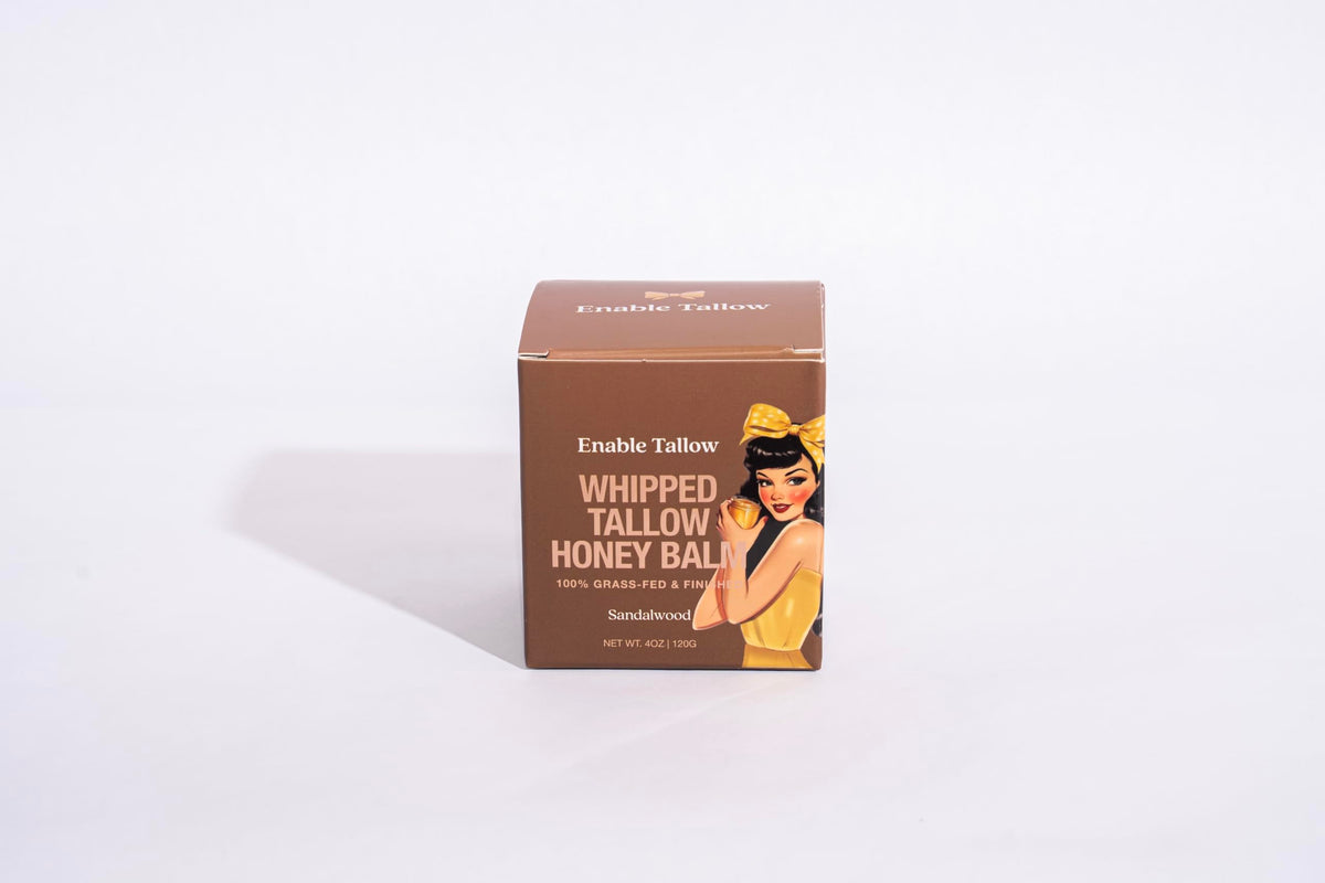 Face Body Cream Whipped Beef Tallow Manuka Honey Balm for - Enable Tallow Official Imagery - 8