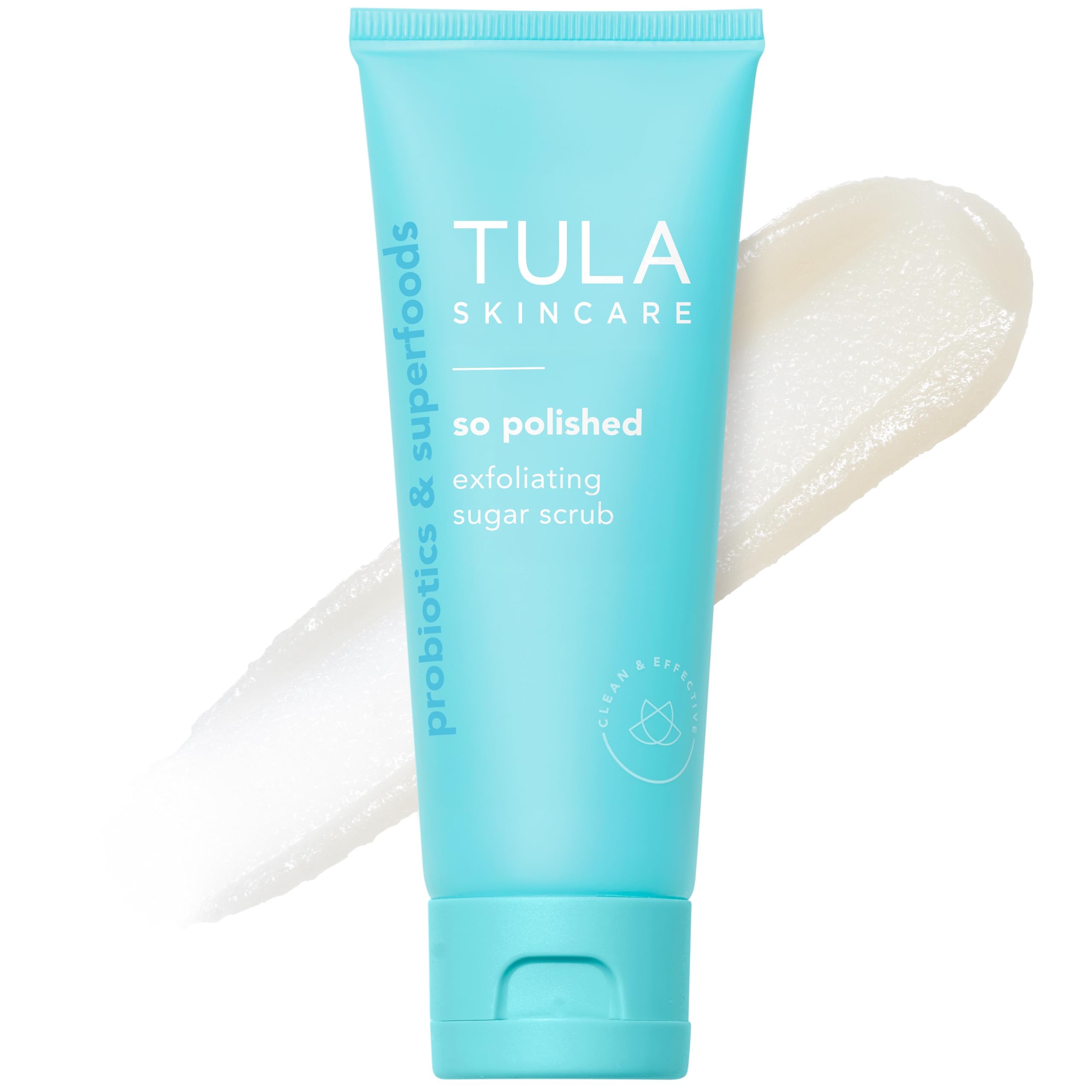 TULA Skincare So Polished Exfoliating Sugar Scrub, Face Scrub - Product Imagery