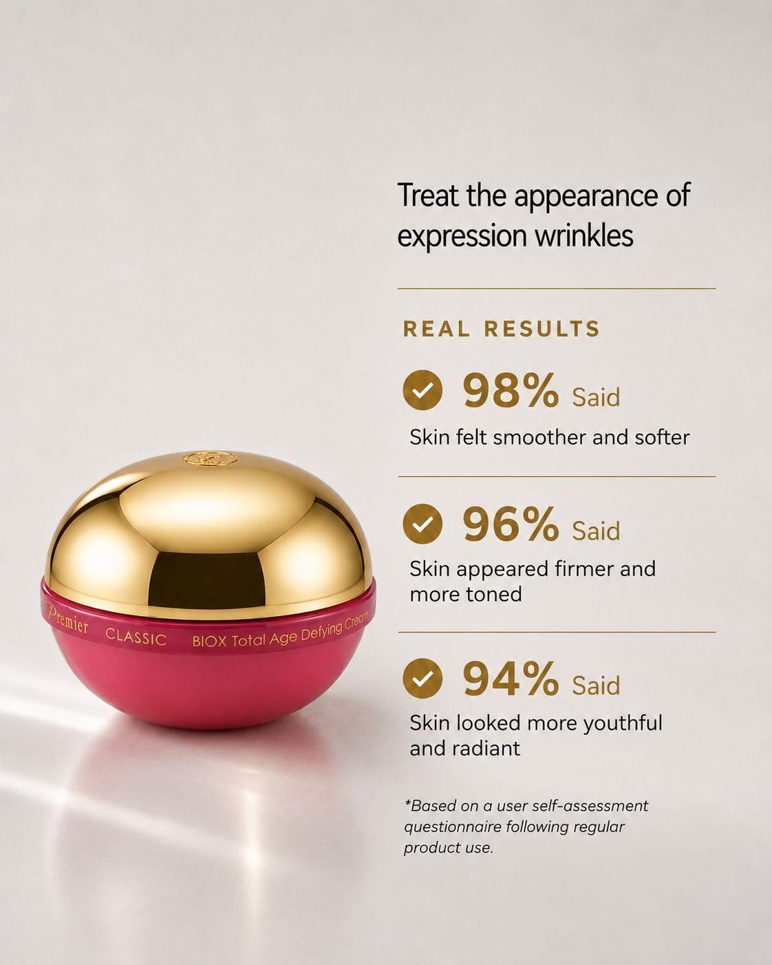 Premier Dead Sea BIOX Anti - Aging Face Cream Vitamin A & Dead Sea - Premier Official Product View 7