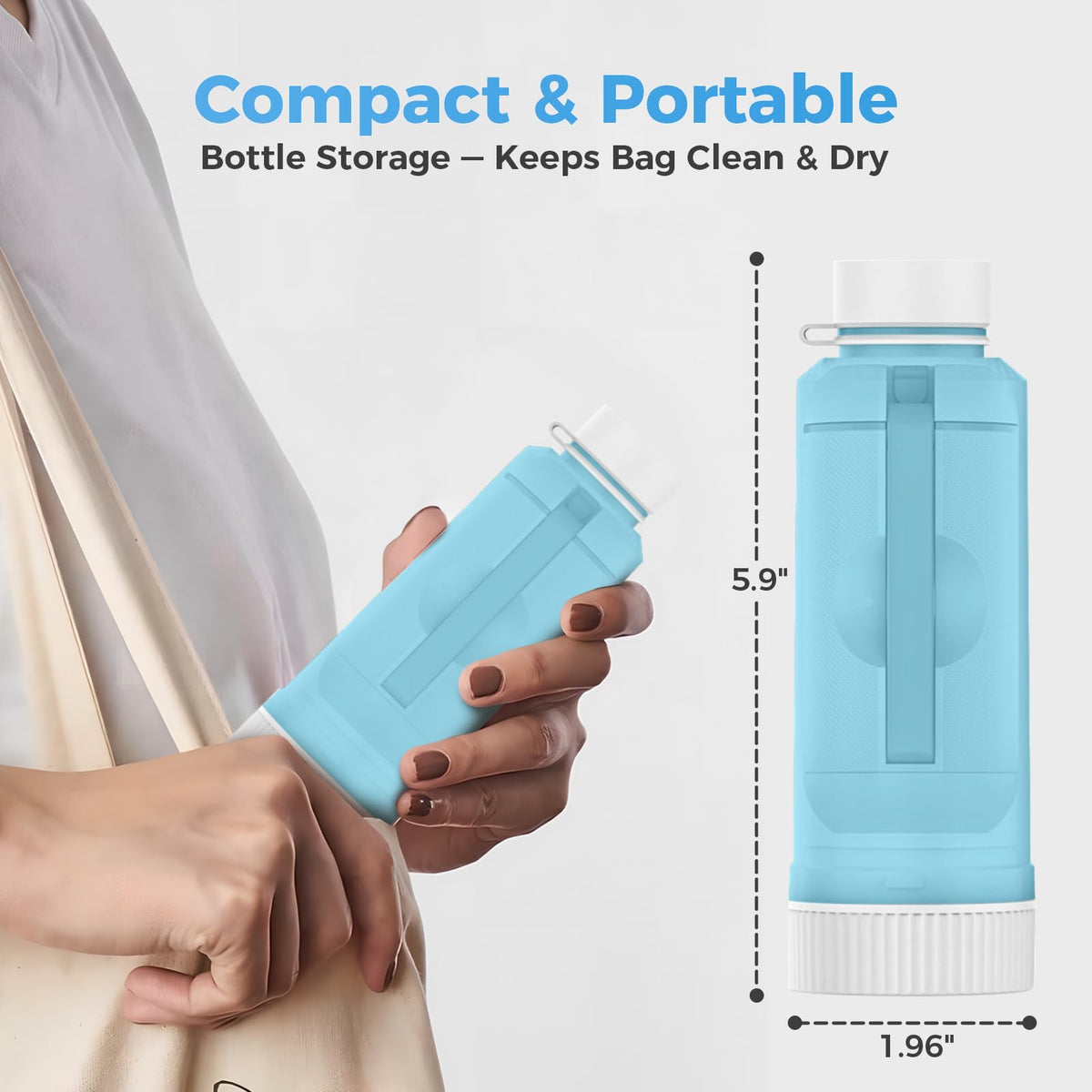 HEYAXA Portable Bidet with High Pressure Rechargeable Travel - HEYAXA Official Imagery - 3