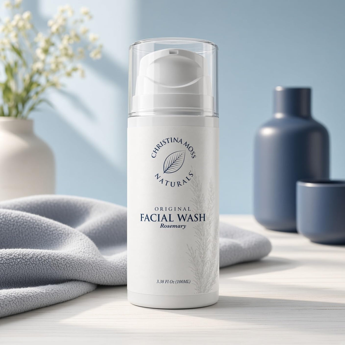 Christina Moss Naturals Rosemary Facial Wash - Christina Moss Naturals Official Imagery - 3