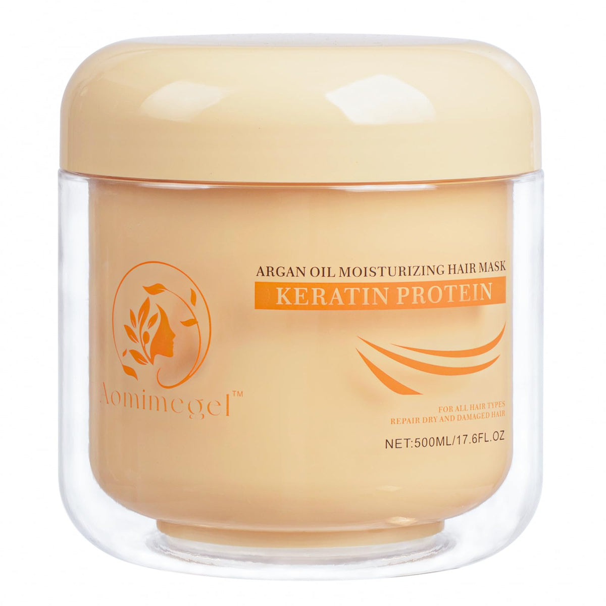 Collagen Repair Hair Mask for Dry Damaged Hair 16 9 oz - Aomimegel Official Imagery - 2