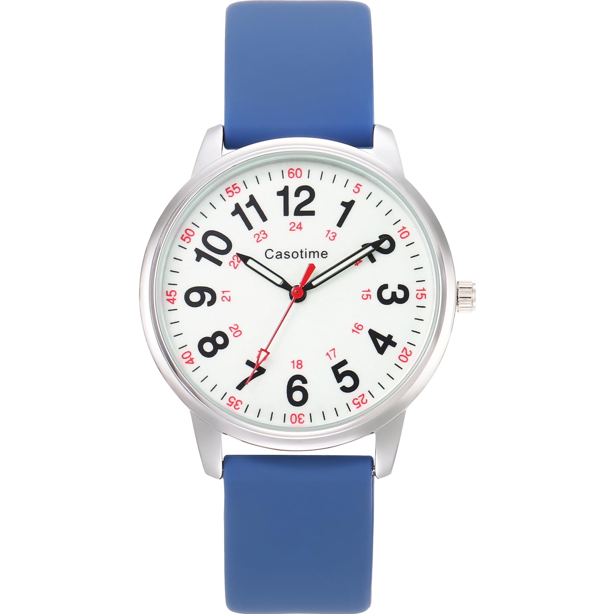 30M Waterproof Nurse Watch - Luminous Easy Read Dial, Second - Product Imagery
