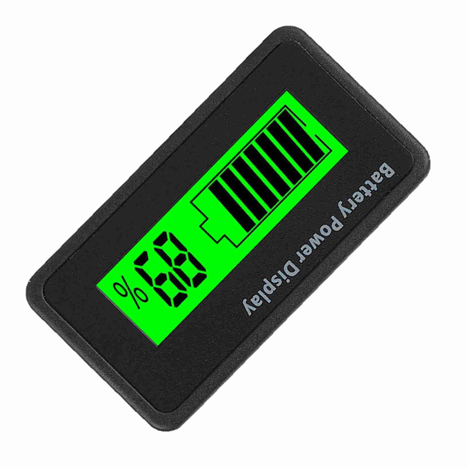 LICAEVEY GY-6H universal battery capacity tester with LCD display, voltage meter, and backlight for 12-48V electric circuit testing