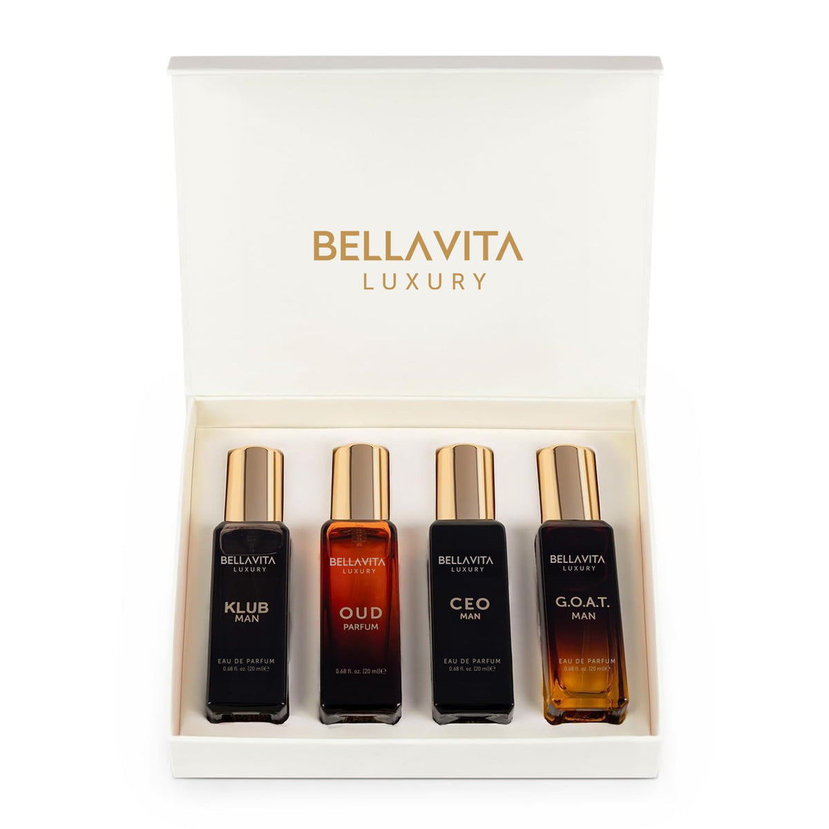 Bella Vita Organic Man Luxury Perfume Gift Set 4x20 ML for - Bella Vita Luxury Official Imagery - 2