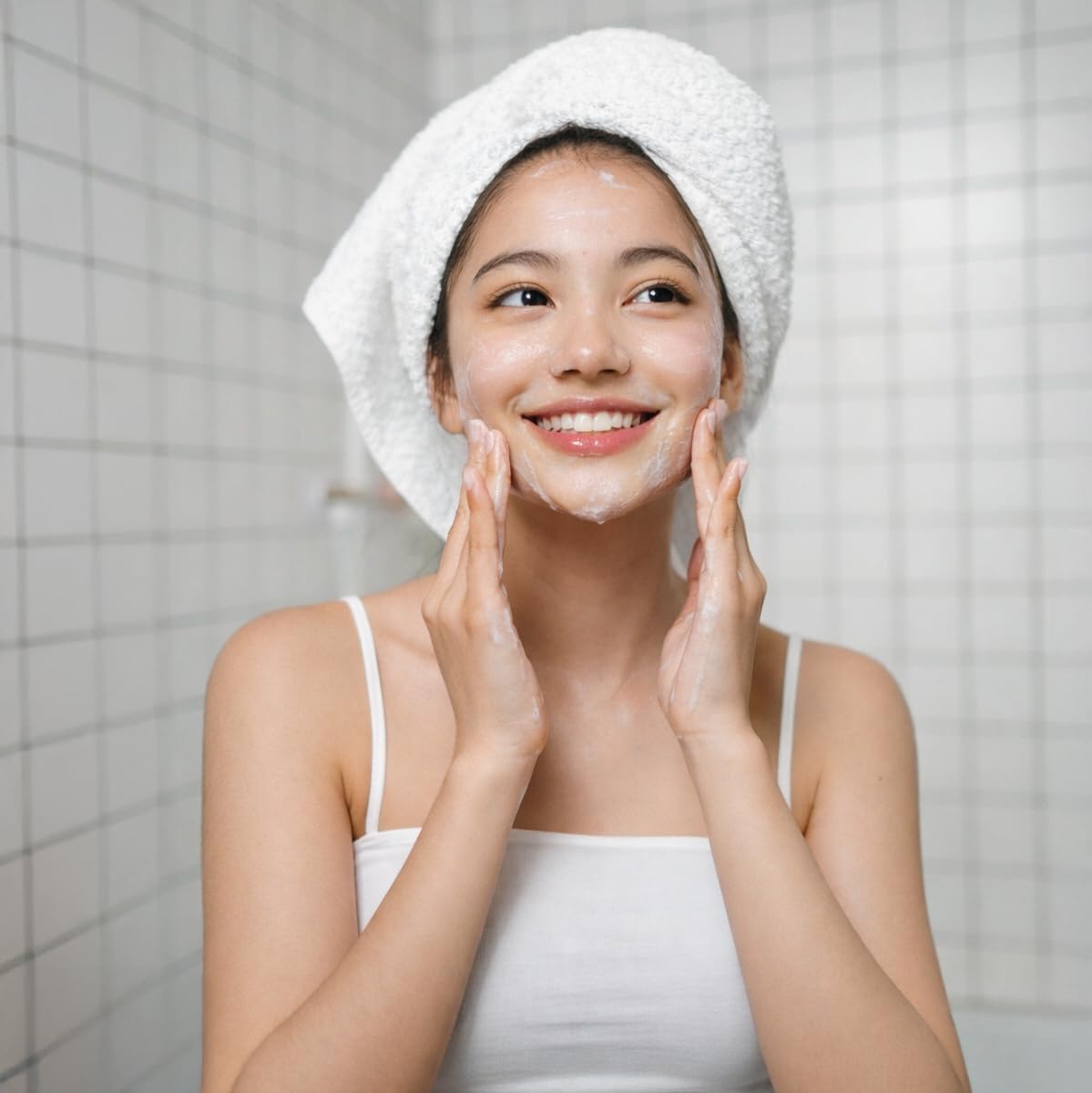 4-in-1 Facial Soap Bar Cleanser, Korean Skincare Face Cleansing - Dewvia