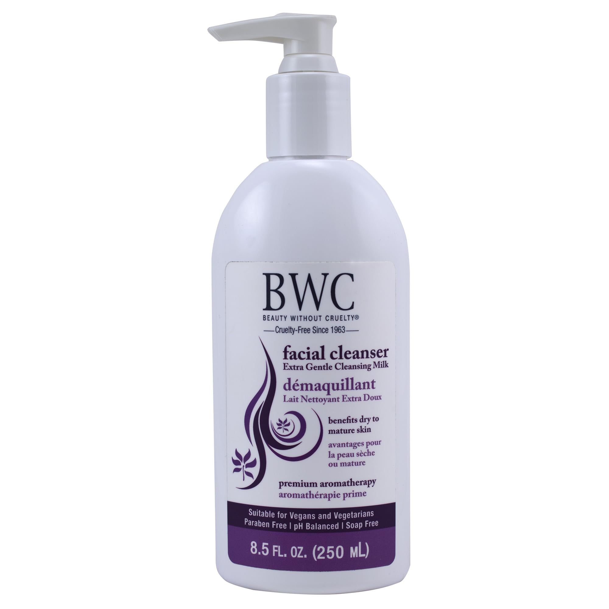 Beauty without Cruelty Facial Cleansing Milk, Extra Gentle, - Beauty Without Cruelty