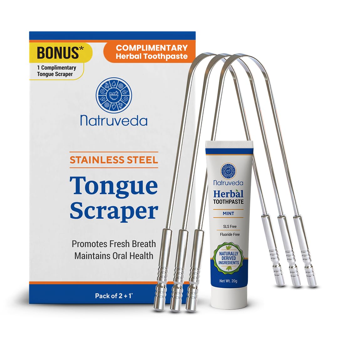 Pure Copper Tongue Scraper for Adults and Kids - 4 Pack Premium Ayurvedic Metal Tongue Cleaner Set, Fresh Breath Hygiene Support, Travel-Friendly, USA-Based Seller - Natruveda Official Product View 10