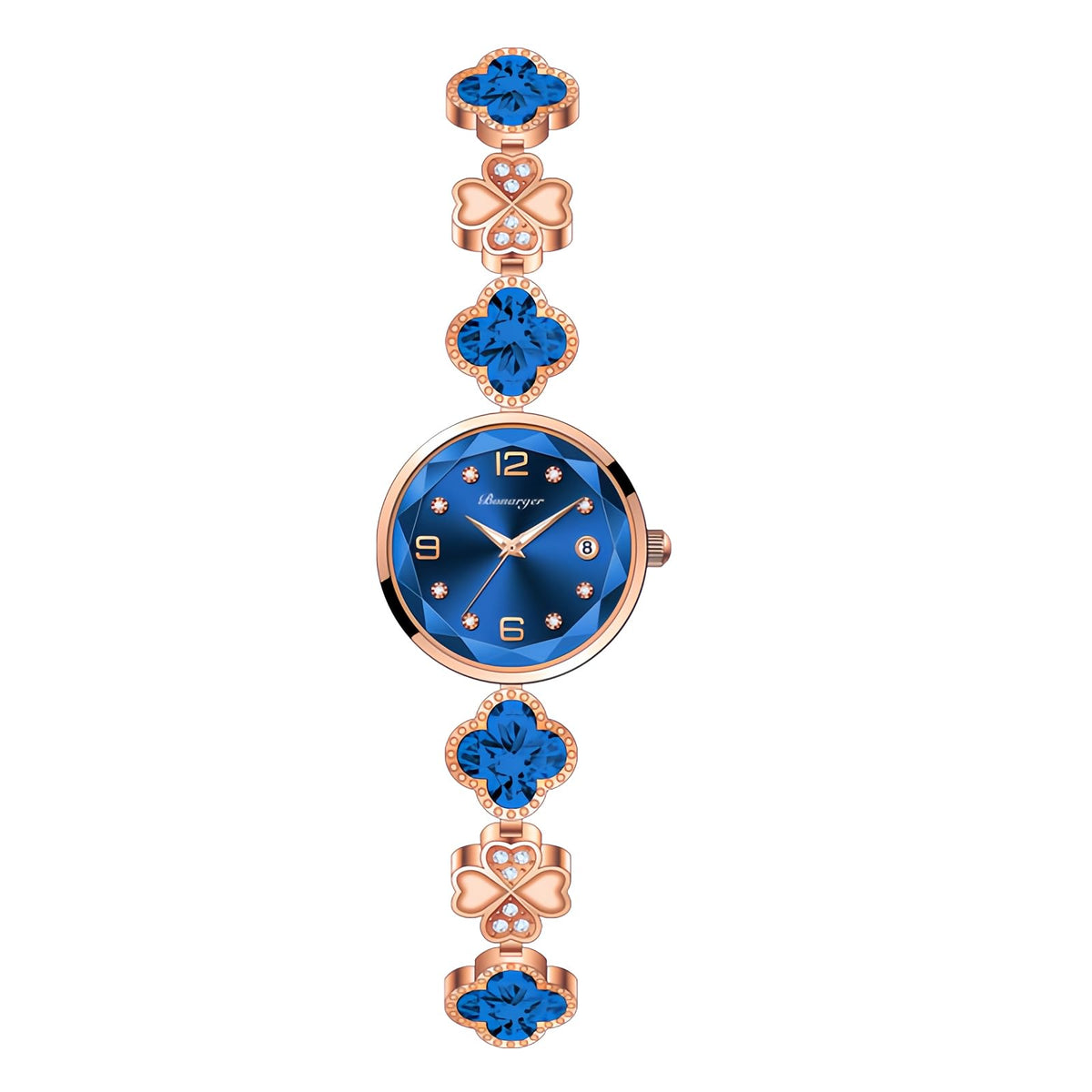 Gosasa Women s Vintage Oval Bracelet Watch Petal Link Quartz - Gosasa Official Imagery - 8