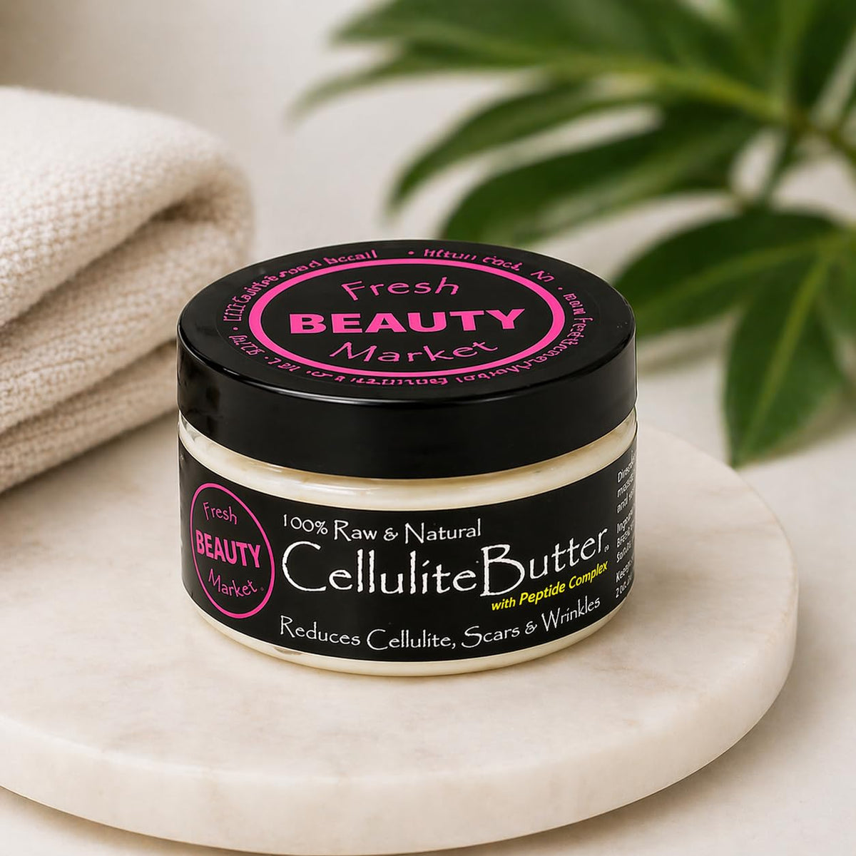 Cellulite Butter Body Cream Firming Skin Care 4 oz - Greensations Official Imagery - 4