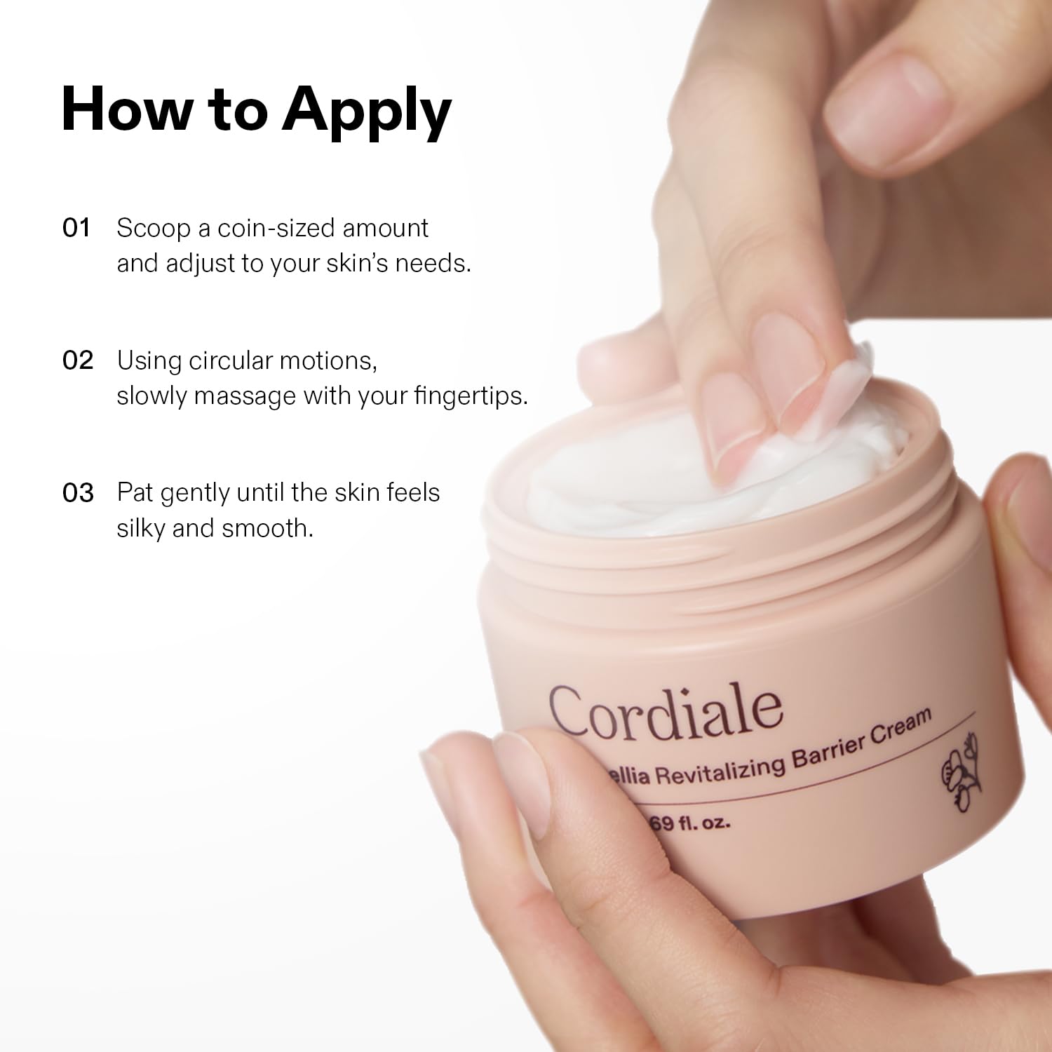 CORDIALE Camellia Revitalizing Barrier Cream Korean Face - CORDIALE Official Imagery - 8