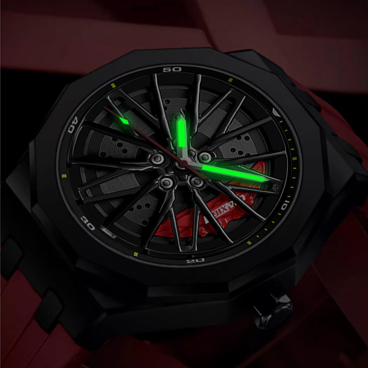 Gosasa Men s Cool Racing Wheel Watch 3D Spinning Car Rim - Gosasa Official Imagery - 7