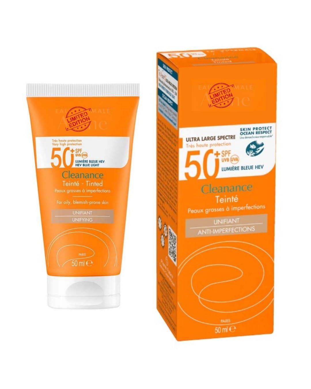 Clean Solaire Tinted SPF 50 Facial Sunscreen For Face and - Premium Selection Official Imagery - 6
