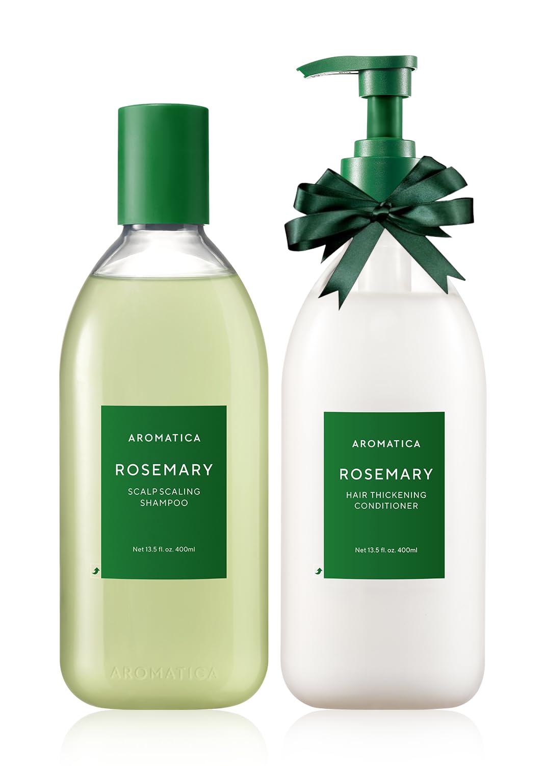 AROMATICA Rosemary Scalp Scaling Shampoo and Conditioner Set - AROMATICA Official Imagery - 2
