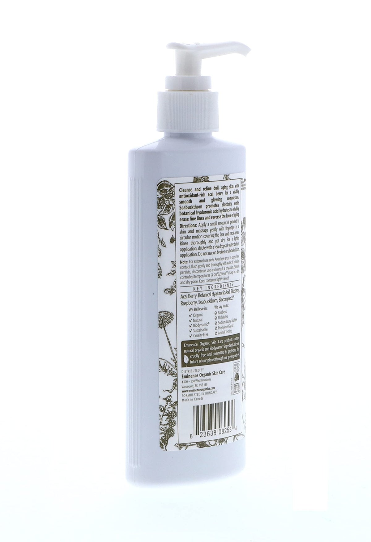 Eminence Organic Skincare Firm Skin Acai Cleanser with - Eminence Official Imagery - 5