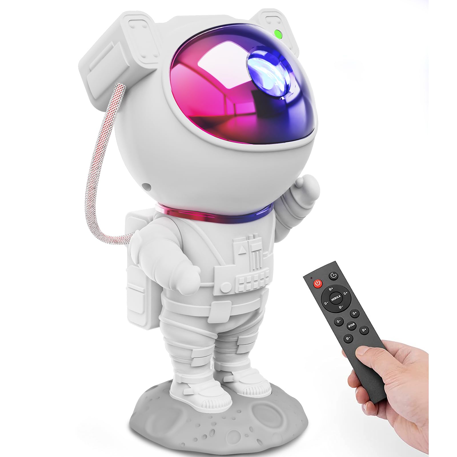 Mooyran Star Projector Galaxy Night Light - Astronaut Space Proje by Mooyran - Angle View 8