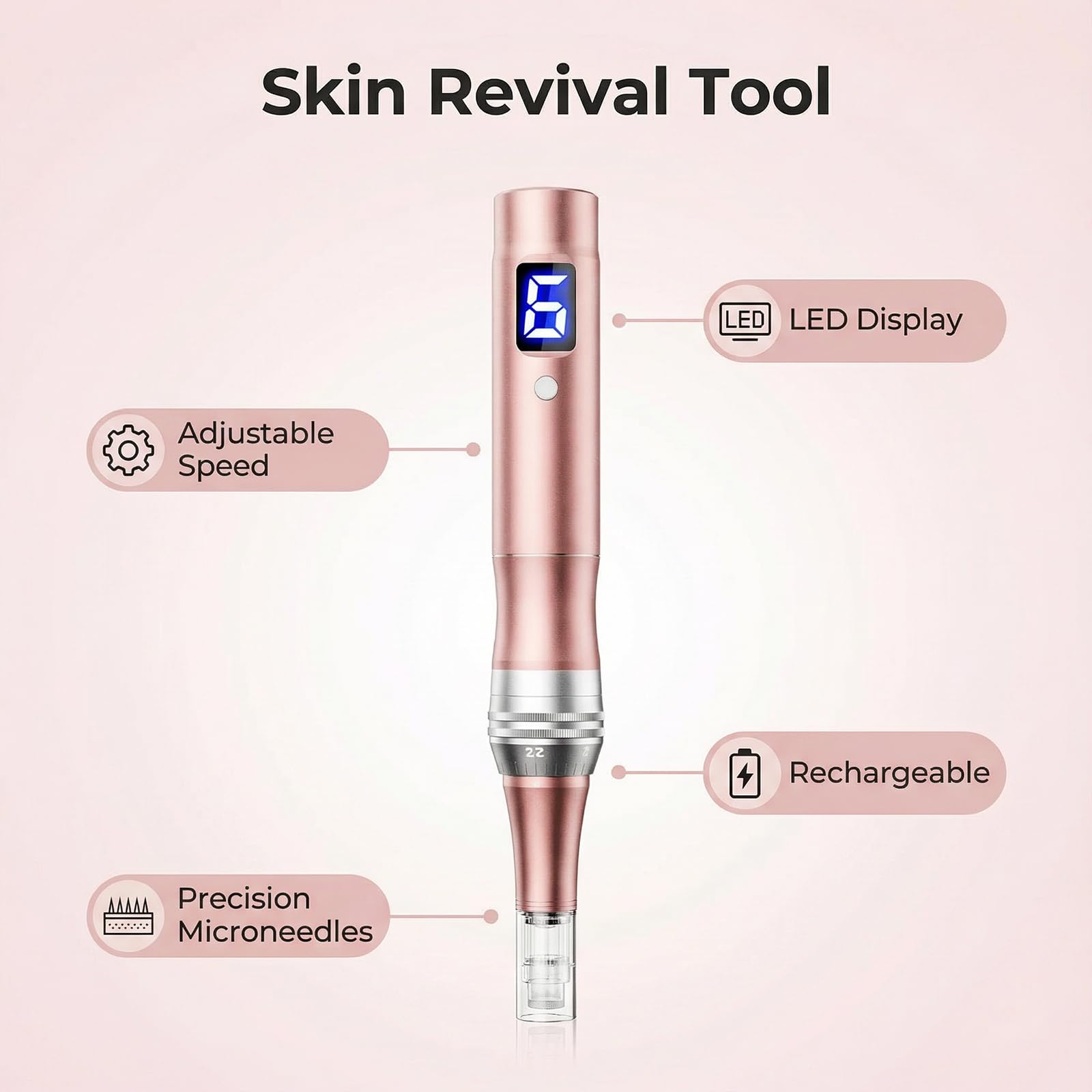Dermapen Microneedling Pen 0 25mm - Aaussty Official Imagery - 6