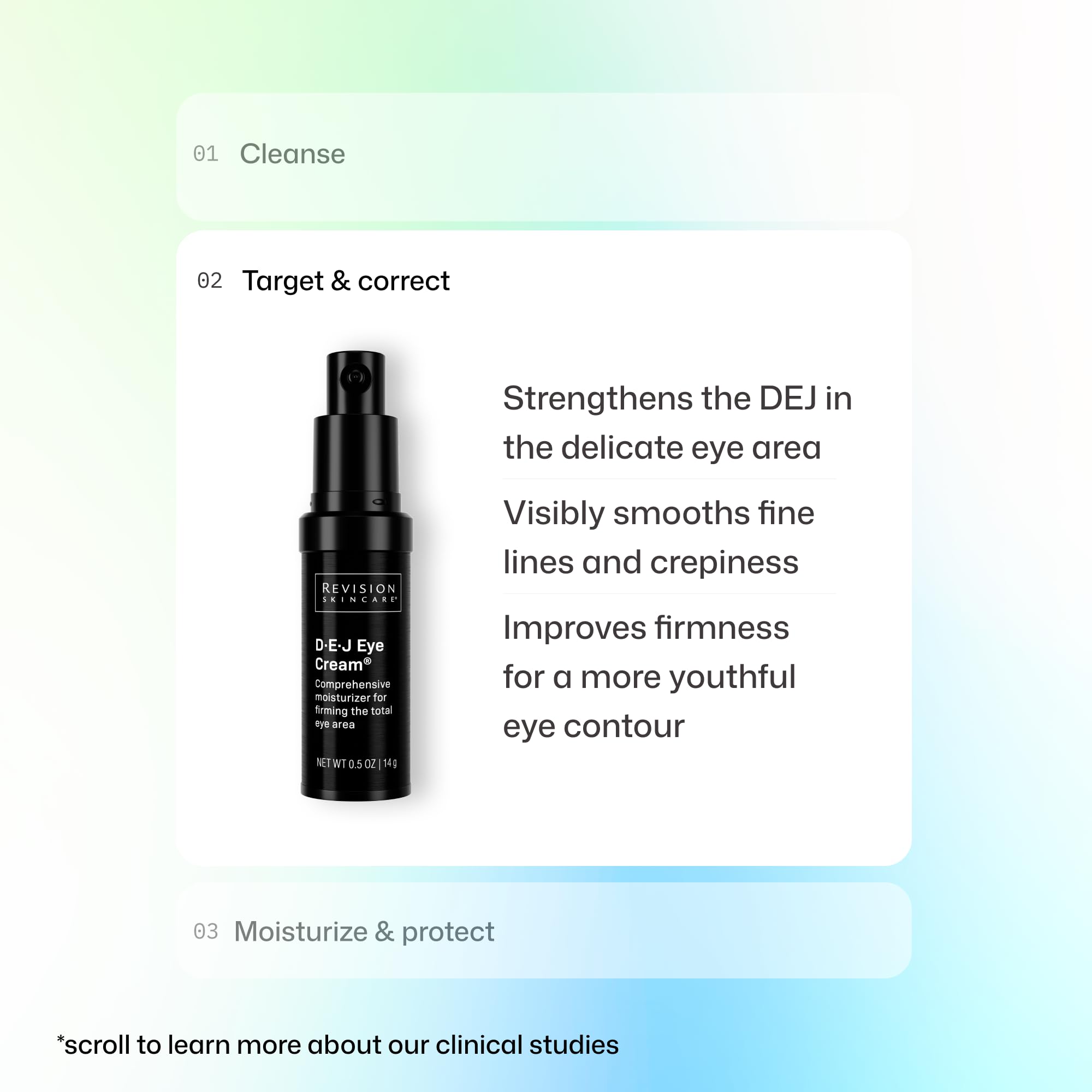 Revision Skincare D·E·J Eye Cream® Eye Cream for Fine Lines, 0 - Revision Skincare Official Product View 9