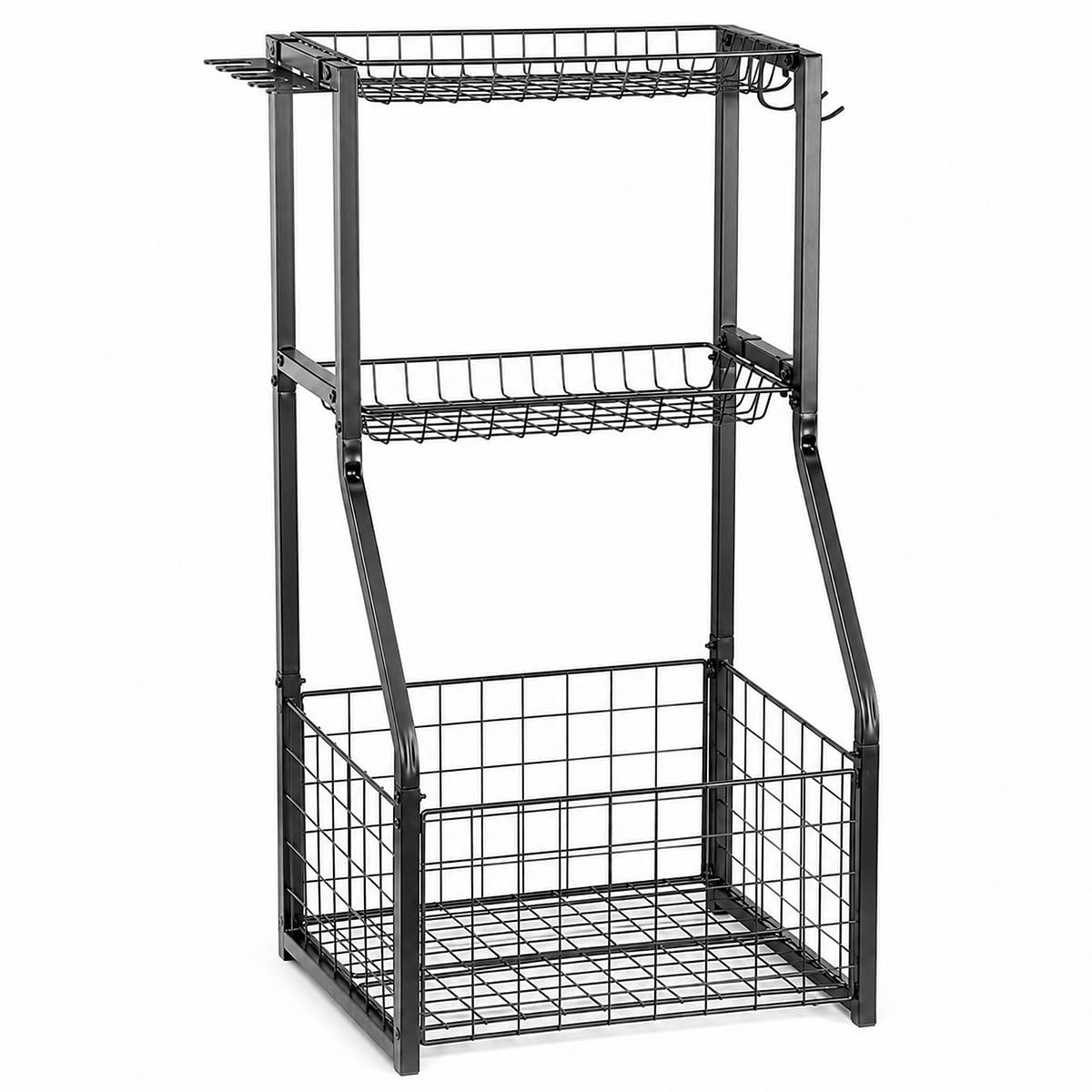 YueTong Garage Sports Organizer with Ball Rack Bat Holder - YueTong Official Imagery - 1