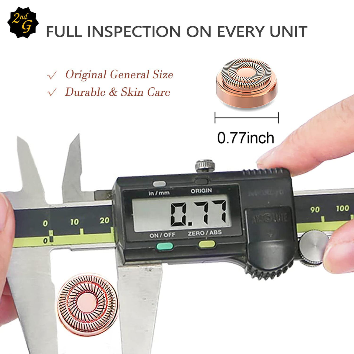 Replacement Heads for Flawless Gen 2 Double Ring 6 Pack - tuokiy Official Imagery - 4