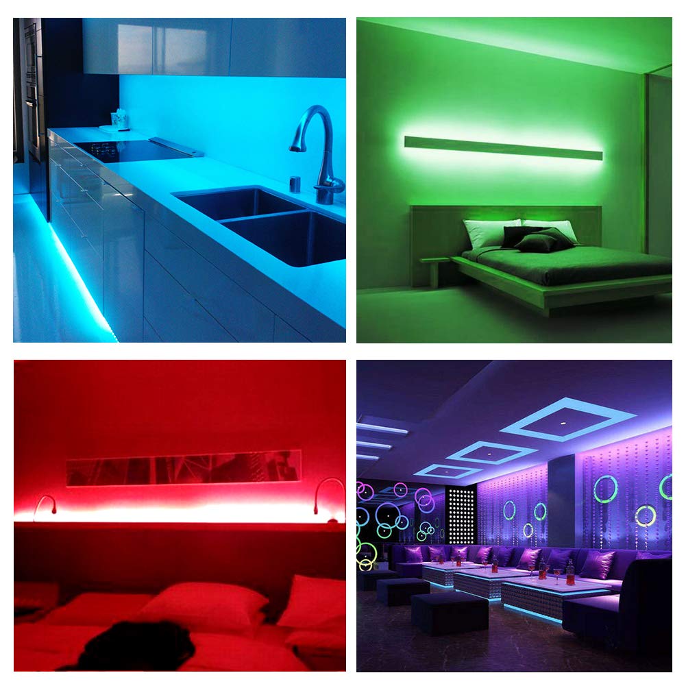 DAYBETTER LED Strip Lights 100ft RGB Lights Strip for Bedroom, Desk, Indoor Room - DAYBETTER Official Product View 7