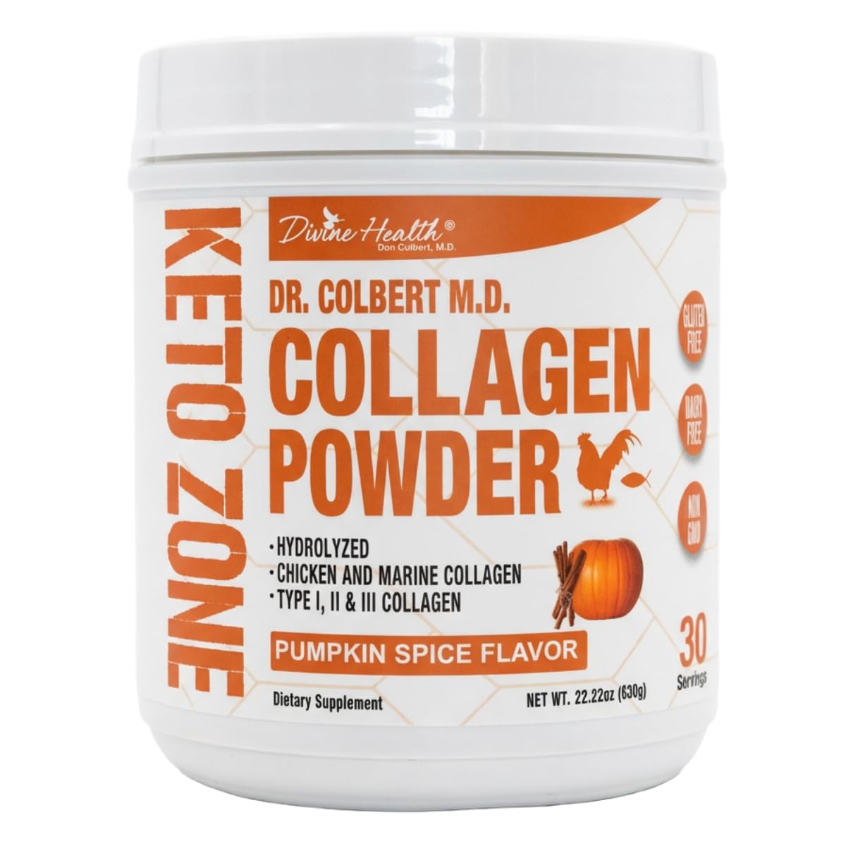 Dr Colbert MD Hydrolyzed Collagen Powder - Divine Health Official Imagery - 2