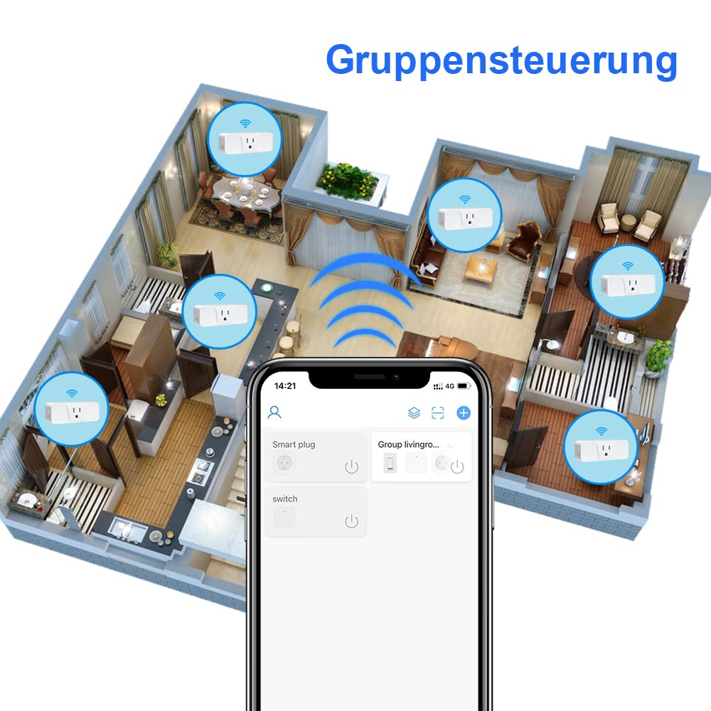 Smart Plug 4 Pack Milfra 2 4GHz WiFi Smart Plug Smart Home - Milfra Official Imagery - 6