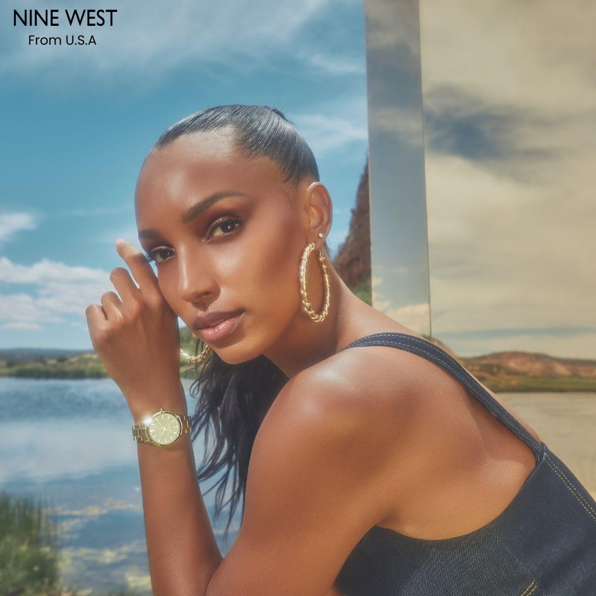 Nine West Women s Mesh Bracelet Watch - Nine West Official Imagery - 4