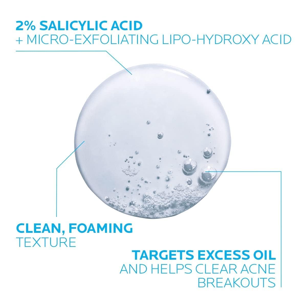 Elefair Tech La Roche - Posay Effaclar Medicated Acne Face Was - Elefair Tech Official Product View 4
