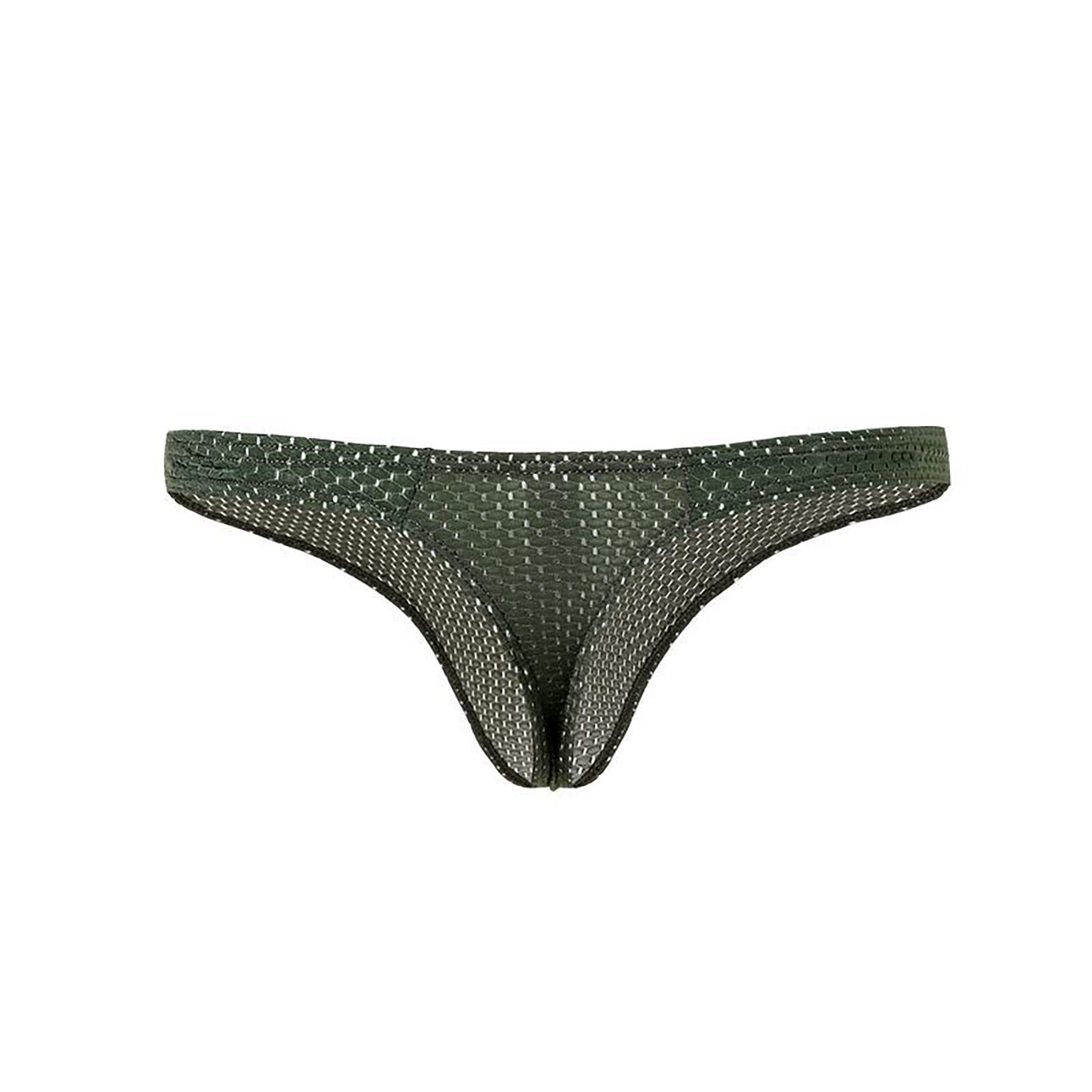 Mens Breathable Briefs with O Ring Mesh Moisture Wicking Underwear Spo - View 4