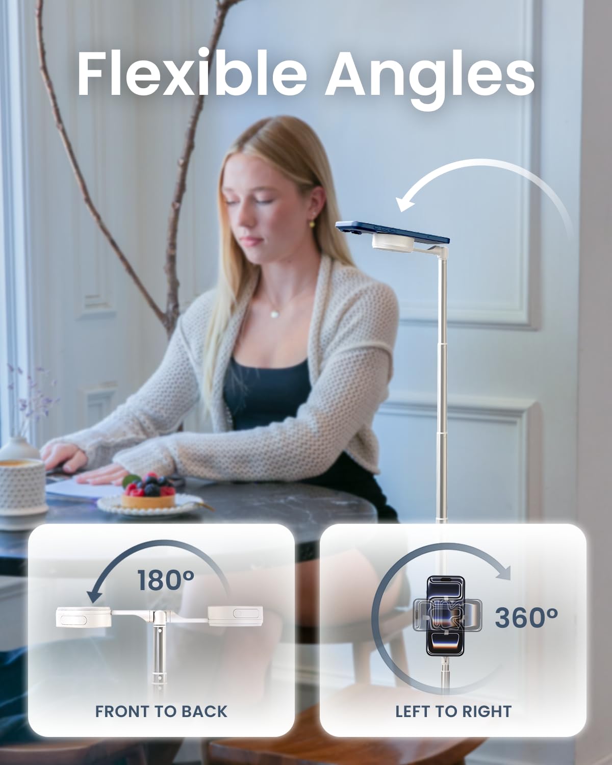 KraftGeek Magnetic Phone Tripod for iPhone Dual Sided Mount - KraftGeek Official Imagery - 7