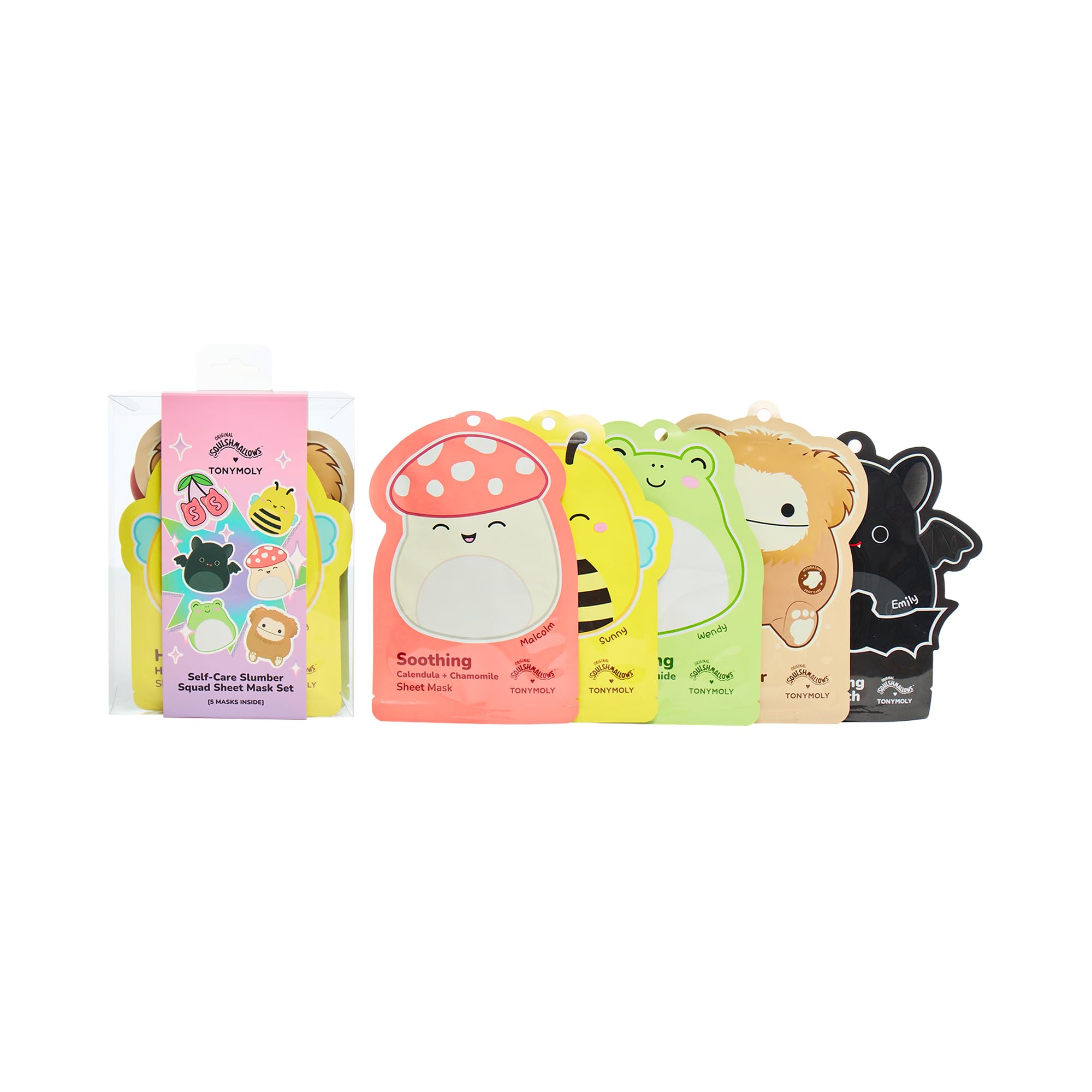 TONYMOLY x Squishmallows Patty the Cow Brightening Korean Face - TONYMOLY