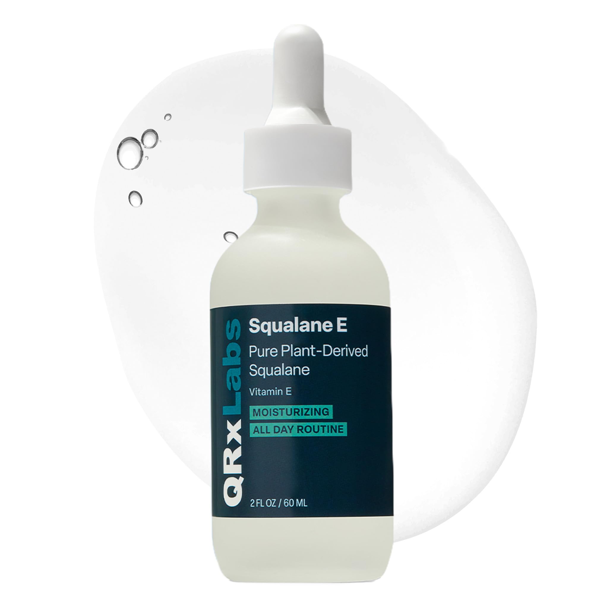 QRxLabs Squalane Oil for Face - Hydrating Face Oil with Vitamin E Derm - QRxLabs Official Product View 2